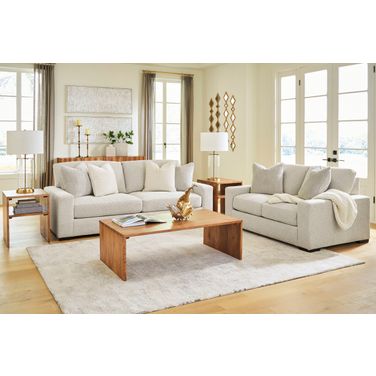 Cloverview Living Room Set In Linen