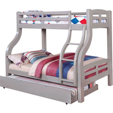 Solpine Gray Twin Over Full Bunk Bed