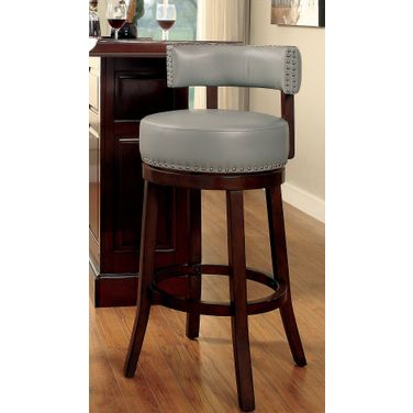 Shirley Gray 29" Bar Stool Set Of 2