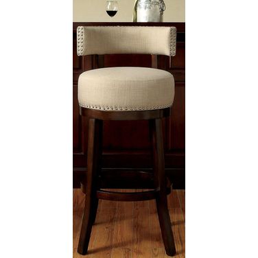 Lynsey Beige 24" Bar Stool Set Of 2