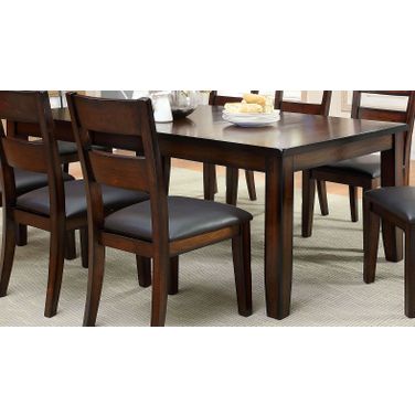 Dickinson I Dark Cherry Rectangular Extendable Leg Dining Table