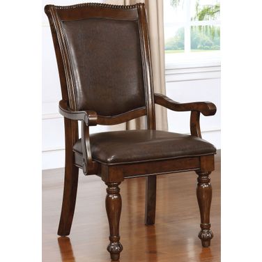 Alpena Brown Cherry Arm Chair Set Of 2