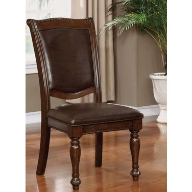 Alpena Brown Cherry Side Chair Set Of 2