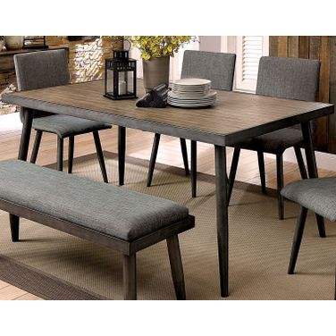 Vilhelm I Gray Rectangular Dining Table
