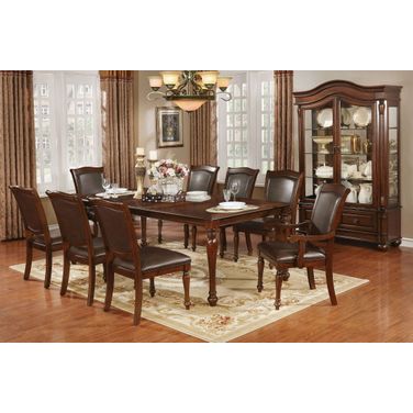 Sylvana Brown Cherry Dining Room Set