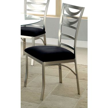 Roxo Microfiber Side Chair Set of 2