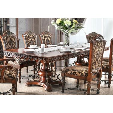 Lucie Brown Cherry Dining Table