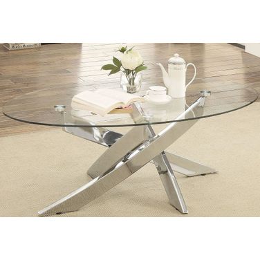 Laila Chrome Coffee Table