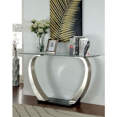 Roxo Satin Plated Sofa Table