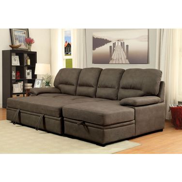 Alcester Ash Brown Sectional Sleeper