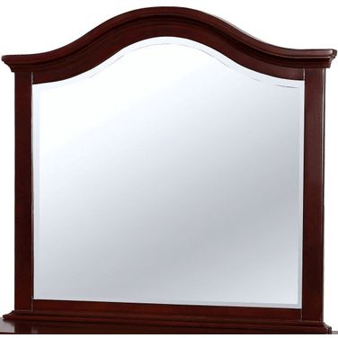 Olivia Mirror In Dark Walnut