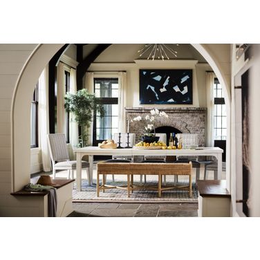 Coastal Living Homecoming Sandbar Extendable Dining Room Set