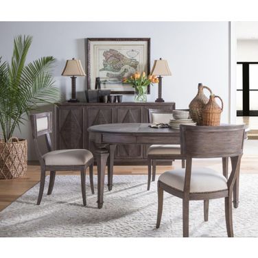 Cohesion Program Antico Oval Extendable Dining Room Set