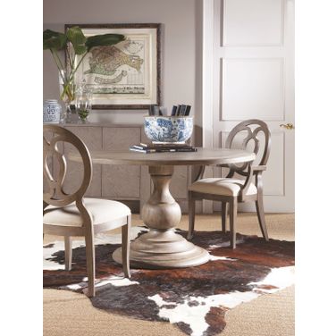 Cohesion Program Grigio Axiom Round Dining Room Set
