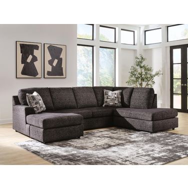 Colello 2-Piece Sectional with RAF Chaise In Onyx