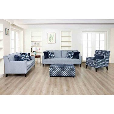 Colindale Living Room Set In Gray and Blue
