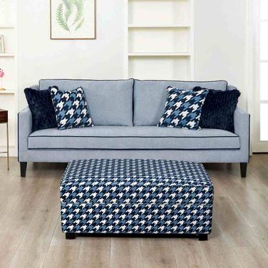 Colindale Sofa In Gray and Blue