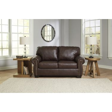 Colleton Loveseat In Dark Brown