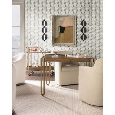 Commerce and Market Walnut and Dine Dining Room Set In Caramel