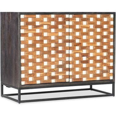 Commerce and Market Weaver 2-Door Accent Chest In Black