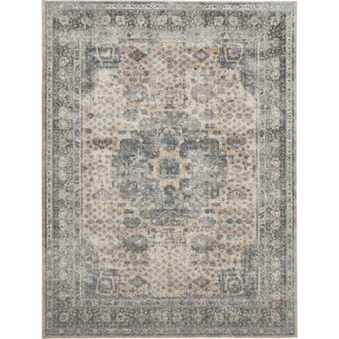 Concerto 8'10" x 11'10" Area Rug In Grey and Beige