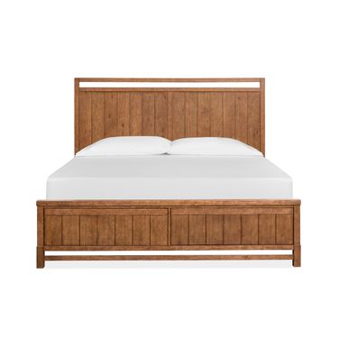 Conway King Panel Bed In Honey Wheat