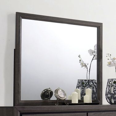 Conwy Mirror In Gray