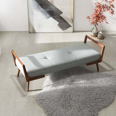 Cora Bench In Grey