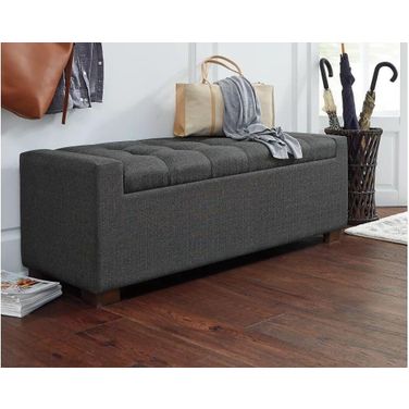Cortwell Gray Storage Bench