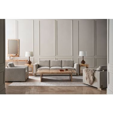 Counter Balance Caracole Upholstery Living Room Set In Champagne Gold