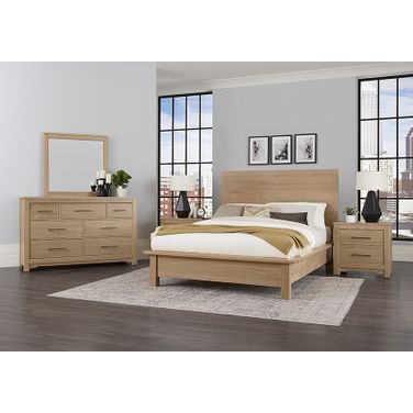 Crafted Cherry Terrace Bedroom Set In Natural