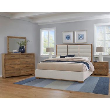 Crafted Oak Bedroom Set In Natural