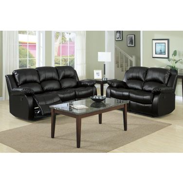 Cranley Black Double Reclining Living Room Set