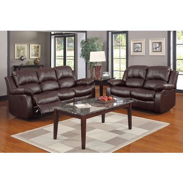Cranley Brown Double Reclining Living Room Set