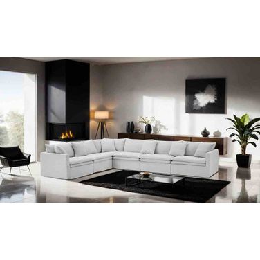 Crayford L-Sectional In Light Gray