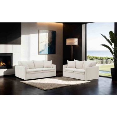 Crayford Living Room Set In Taupe