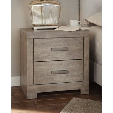 Culverbach Gray 2 Drawer Nightstand