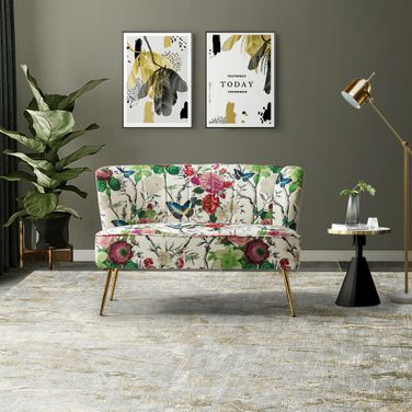 Cuneo Loveseat In Ivory