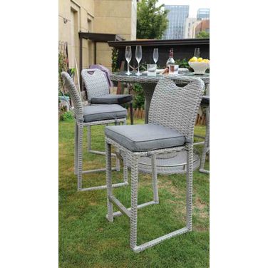 Cyprus Bar Chair In Gray