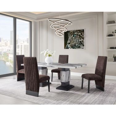D12 Dining Room Set In Brown