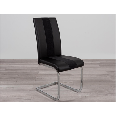 D915Dc Dining Chair In Black Set Of 4