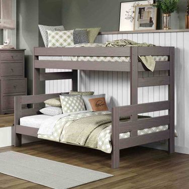 Damaris Twin/Full Bunk Bed In Gray