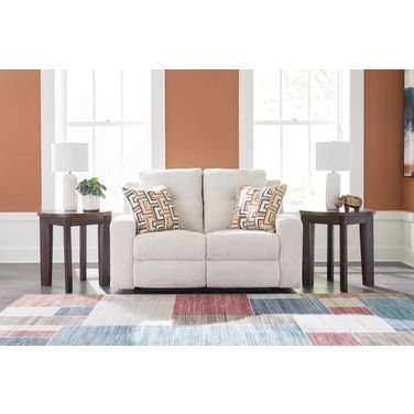 Danum Reclining Loveseat In Stone