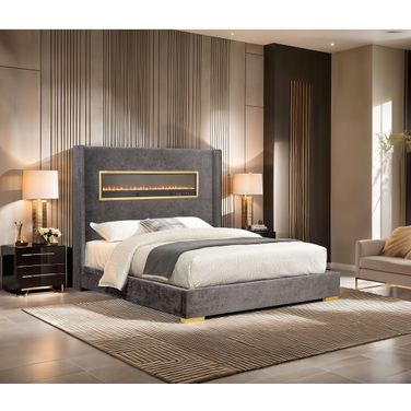 Danvers Queen Bed In Gray