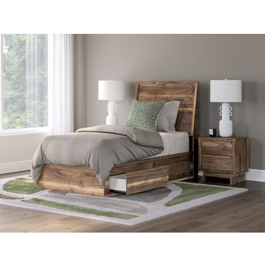 Darcalli Youth Storage Panel Bedroom Set In Brown