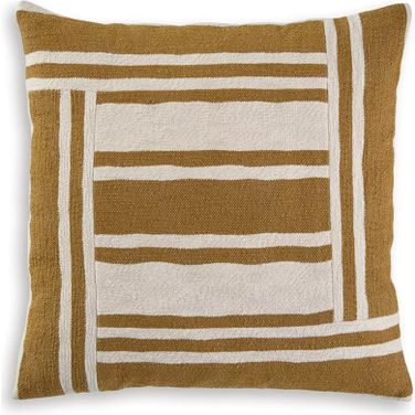 Darrman Pillow Set of 4 In Ochre and Ivory