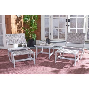 Darryl Outdoor Set in Grey