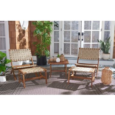 Darryl Outdoor Set in Light Brown