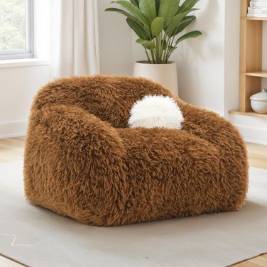 Darwen Swivel Chair In Camel Brown
