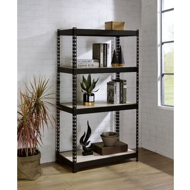 Decmus Bookshelf In Natural And Black